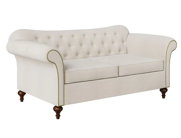 SereneLinen 2-Seater Sofa